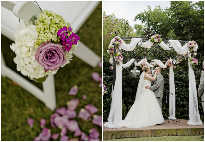 Floral Filled Purple, Lime and Gray Garden Wedding {Andie Freeman Photography}