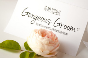 Supercute Groom Card Printable {Free Download}