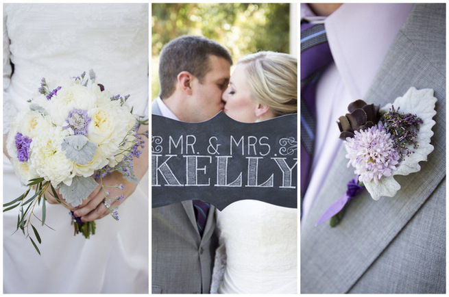 Purple and Gray DIY Wedding {Peterson Design & Photography}