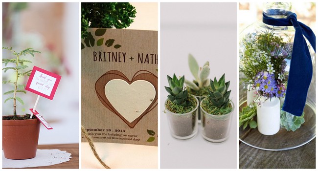 18 Cute and Thoughtful Eco-Friendly Wedding Favor Ideas