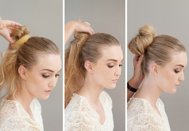 How To Make A Donut Bun by Lisa Brown {ST Photography}