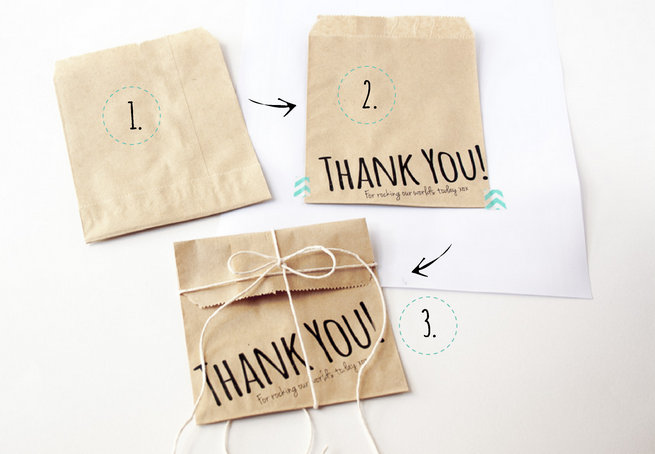 Cute diy favor bags how to print at home