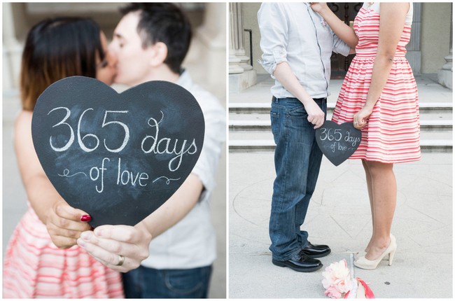 Cute First Wedding Anniversary Photo Ideas {Peterson Photography}