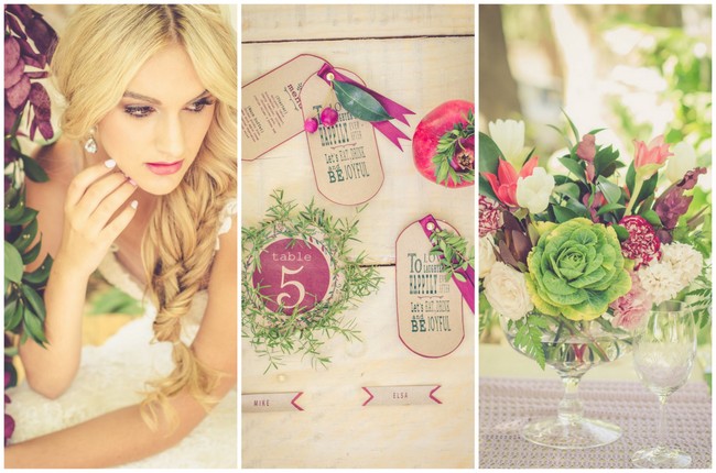 Garden Wedding Ideas in Marsala {Nadia Basson Photography}