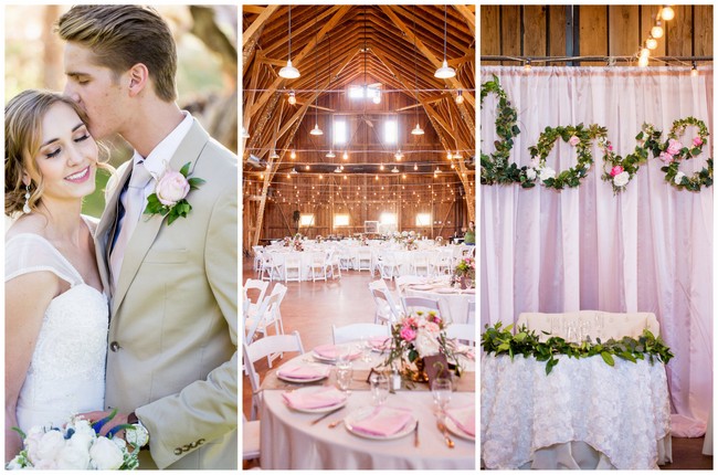 Romantic Spring Barn Wedding {Bethaney Photography}