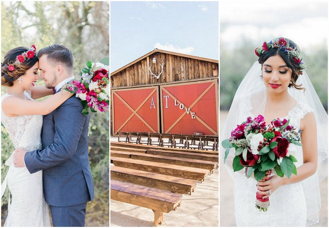 Bohemian Barn Wedding in the Arizona Desert {Jessica Q Photography}