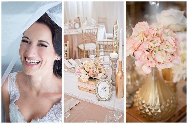 Absolutely Gorgeous Gold and Pink Wedding {Kathryn van Eck Photography}