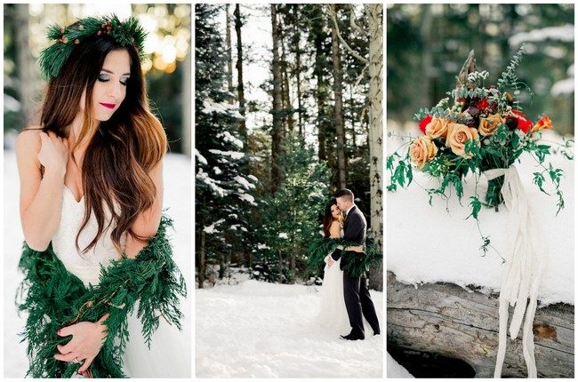 Breathtaking Winter Bride Ideas {Ashley Rae Photography}