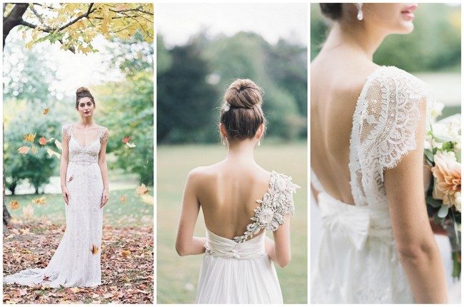 Chic Romantic Wedding Dresses by Anna Campbell {Judy Pak Photography}