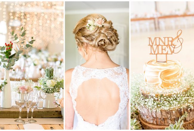 Pretty Pastel Riebeek Valley Wedding {Christine Le Roux Photography}