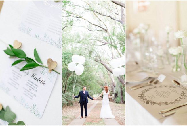 Elegant White + Green Wedding {Carolien & Ben Photography}