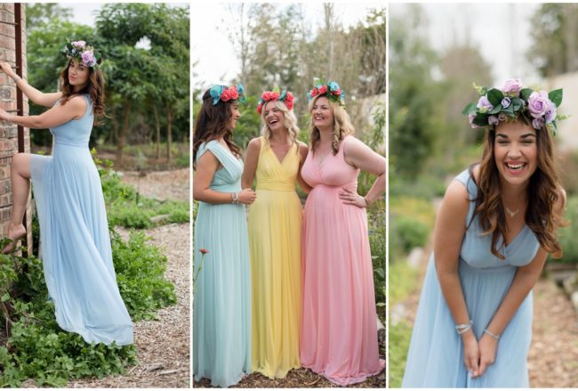 Beautiful Mix and Match Spring Bridesmaid Dresses