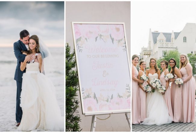 Romantic, Elegant Rosemary Beach Wedding ☀️ {dear wesleyann Photography}