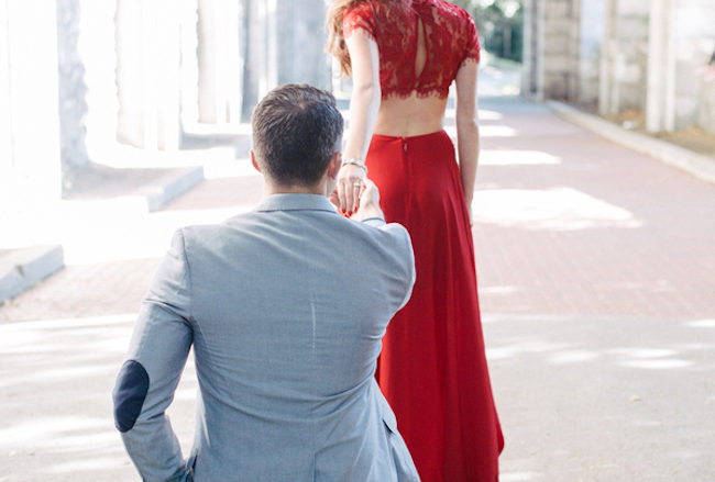 Elegant Engagement Pictures at The Cloisters, Upper Manhattan {Forever Photography}