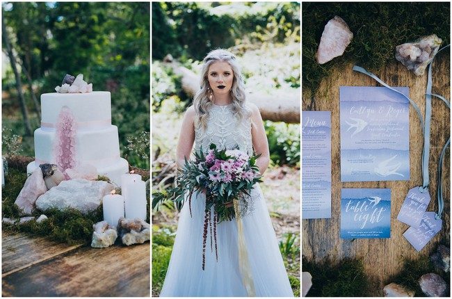 Eclectic Earth: Geode and Crystal Wedding Ideas {HAPPINEST + Lauren Pretorius}