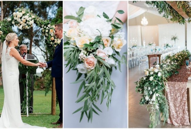 Peach + Copper Romance: Eensgezind Durbanville Wedding {Debbie Lourens Photography}