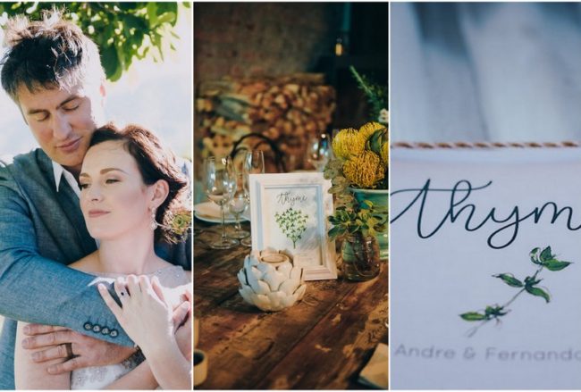 Beautiful Rustic Herb Wedding {Lauren Pretorius Photography}