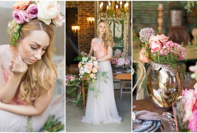 Decor + Details: Whimsical Coral Garden Wedding Elopement Ideas {Ian Odendaal}