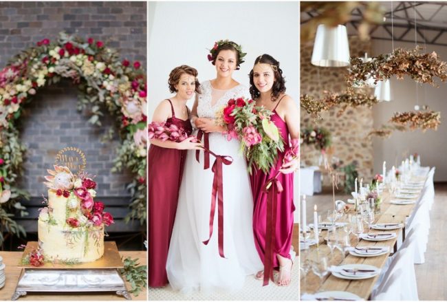 Burgundy + Gold Poortjie Farm Wedding in Heidelberg, Gauteng {Christopher Smith}