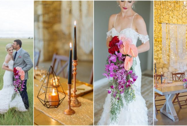 Vibrant + Modern Orchid Wedding {Lana Human Photography}