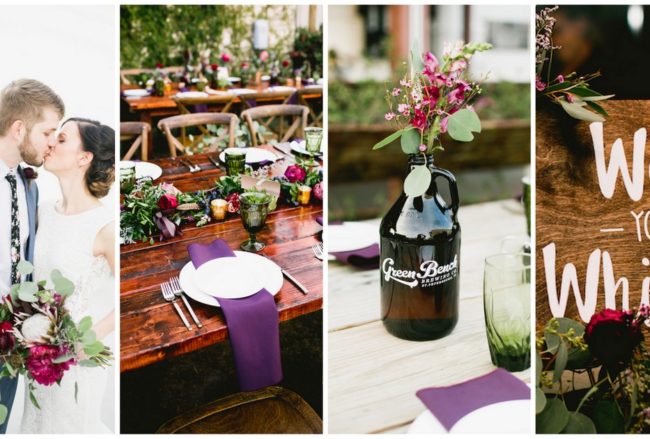 Music Lover’s Brewery Wedding Celebration! {Laura Foote Photography}