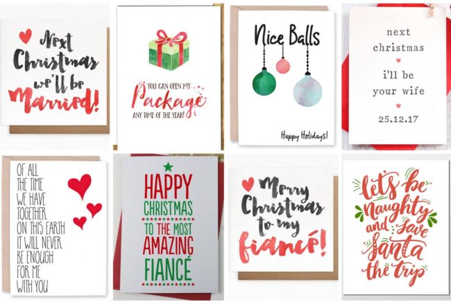 16 Adorable Fiance Christmas Cards for Your Bae!