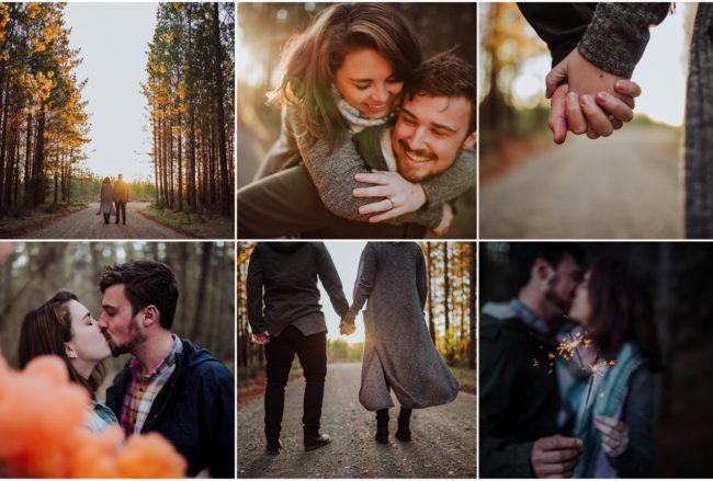 Playful Australian Southern Highlands Sunset Forest Engagement {Translucent Photography}