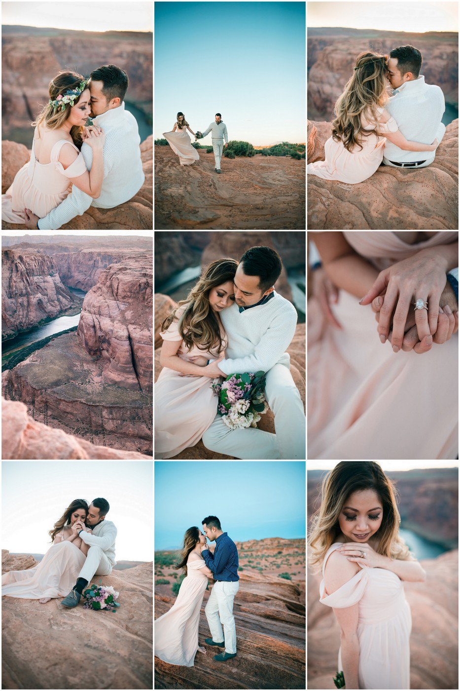 Epic Horseshoe Bend Anniversary Photographs in Grand Canyon