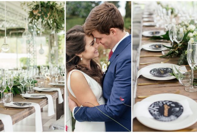 Greenery-filled Wedding with Marsala + Gold Touches {Nicola Bester Photography}