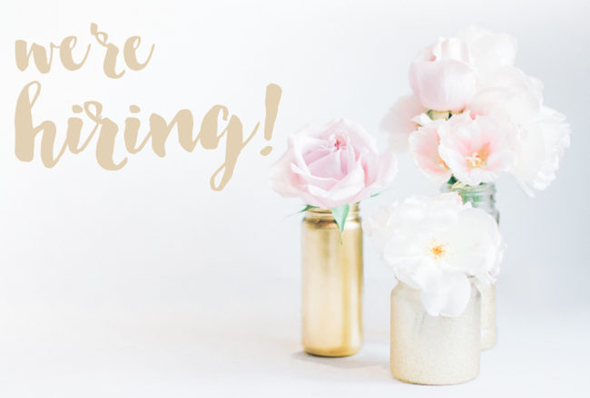 Confetti Daydreams is Hiring!