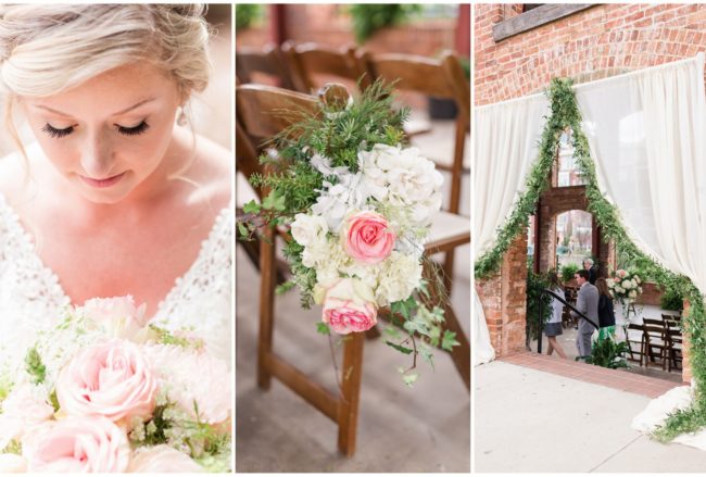 Blush Pink and White Spring Wedding