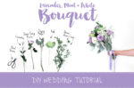 Lavender Mint DIY Wedding Bouquet