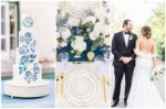 Dusty Blue and Gold Wedding