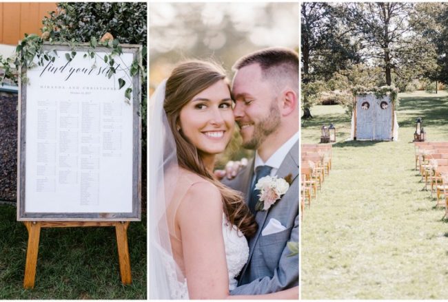 Classic Fall Barn Wedding with a Rustic Twist {Stacy Able Photography}