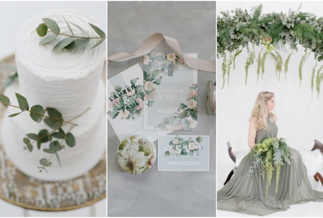 Understated Elegance: Olive Green + Ivory Ideas {Miss Moon & Co}