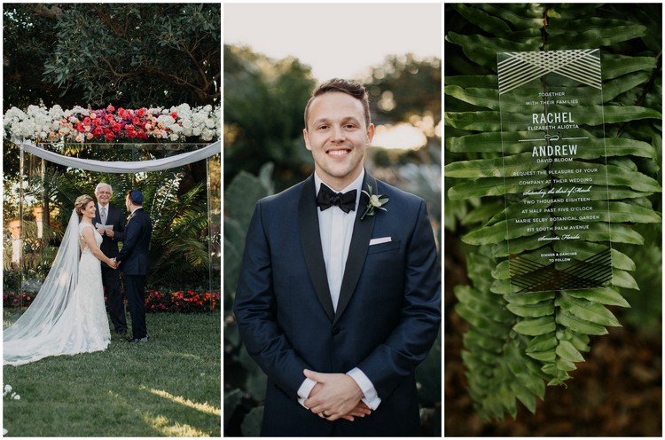 Modern Acrylic Botanical Garden Wedding with Floating Ombre Florals!