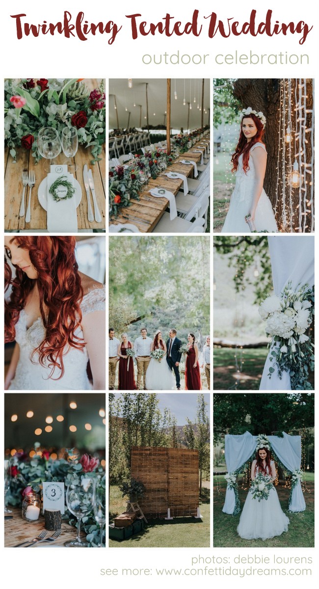 Outdoor tented wedding - Robertson Pat Busch