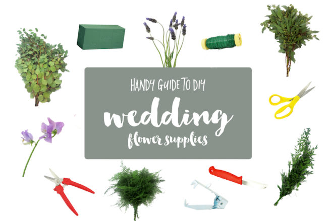 Guide to DIY Wedding Flower Supplies + Tools