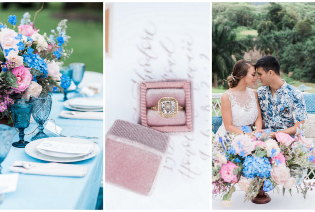 Beautifully Lush, Romantic Hawaii Wedding Inspiration