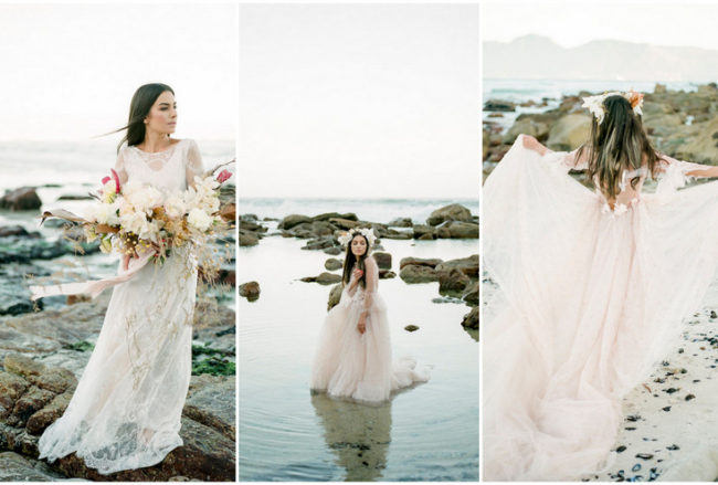 Siren of the Cape Town Shore: Beach Bridal Editorial