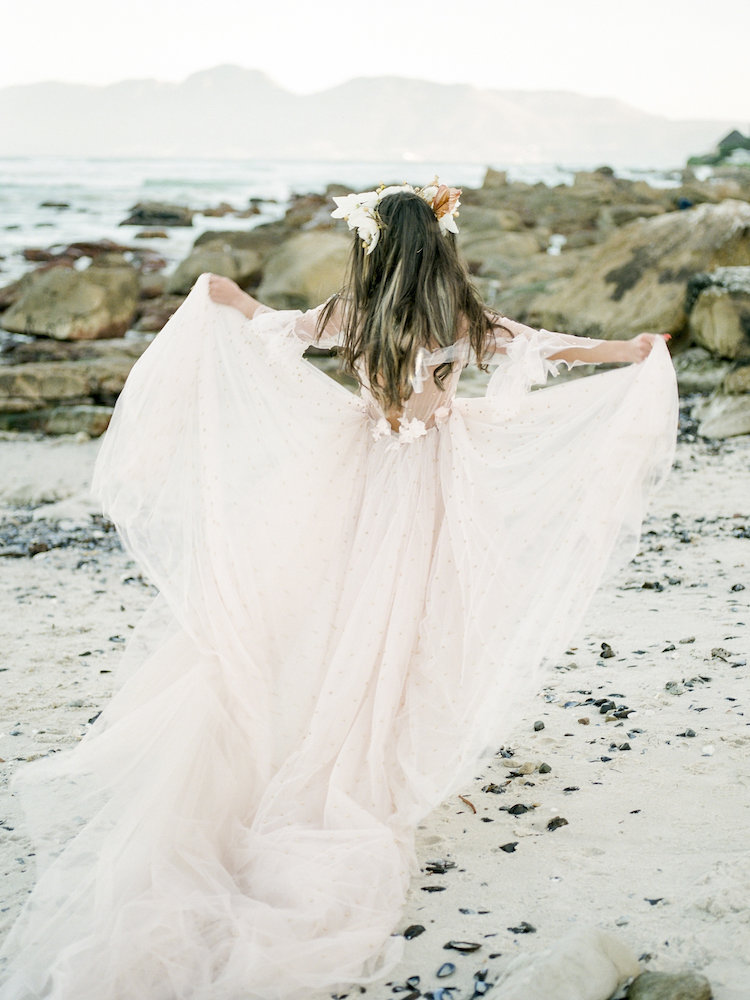 Siren Of The Cape Town Shore Beach Bridal Editorial