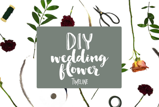 DIY Wedding Flower Timeline: How to plan your flower projects