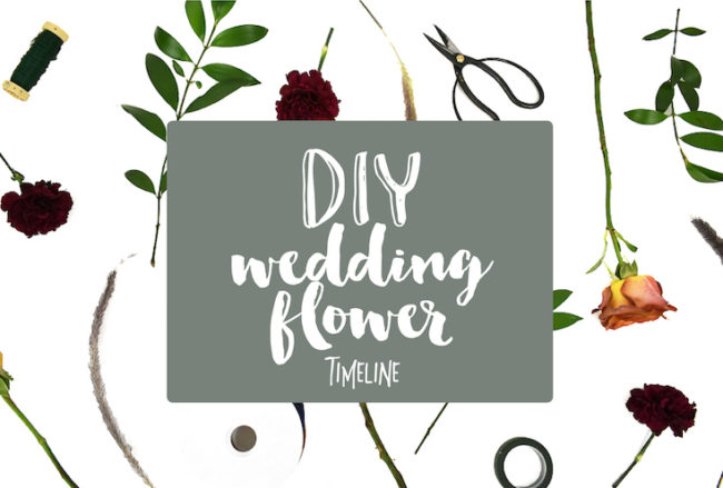 DIY Wedding Flower Timeline