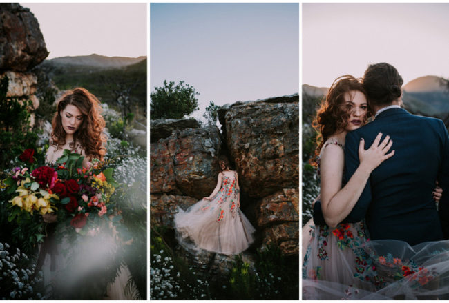 Windswept In Cape Town: Moody + Emotional Mountain Elopement