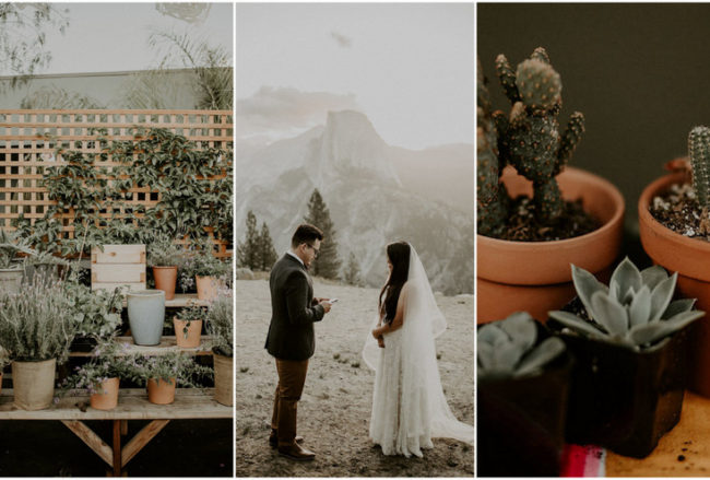 Vibrant Mexican-Style, Zero-Waste, Vegan Taqueria Wedding in LA!