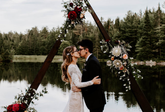 Sustainable Boho Vegan Wedding at Summer Solstice