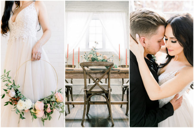 Living Coral, Blush and Gold Wedding Ideas