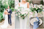 Slate Blue and Blush Pink Spring Wedding