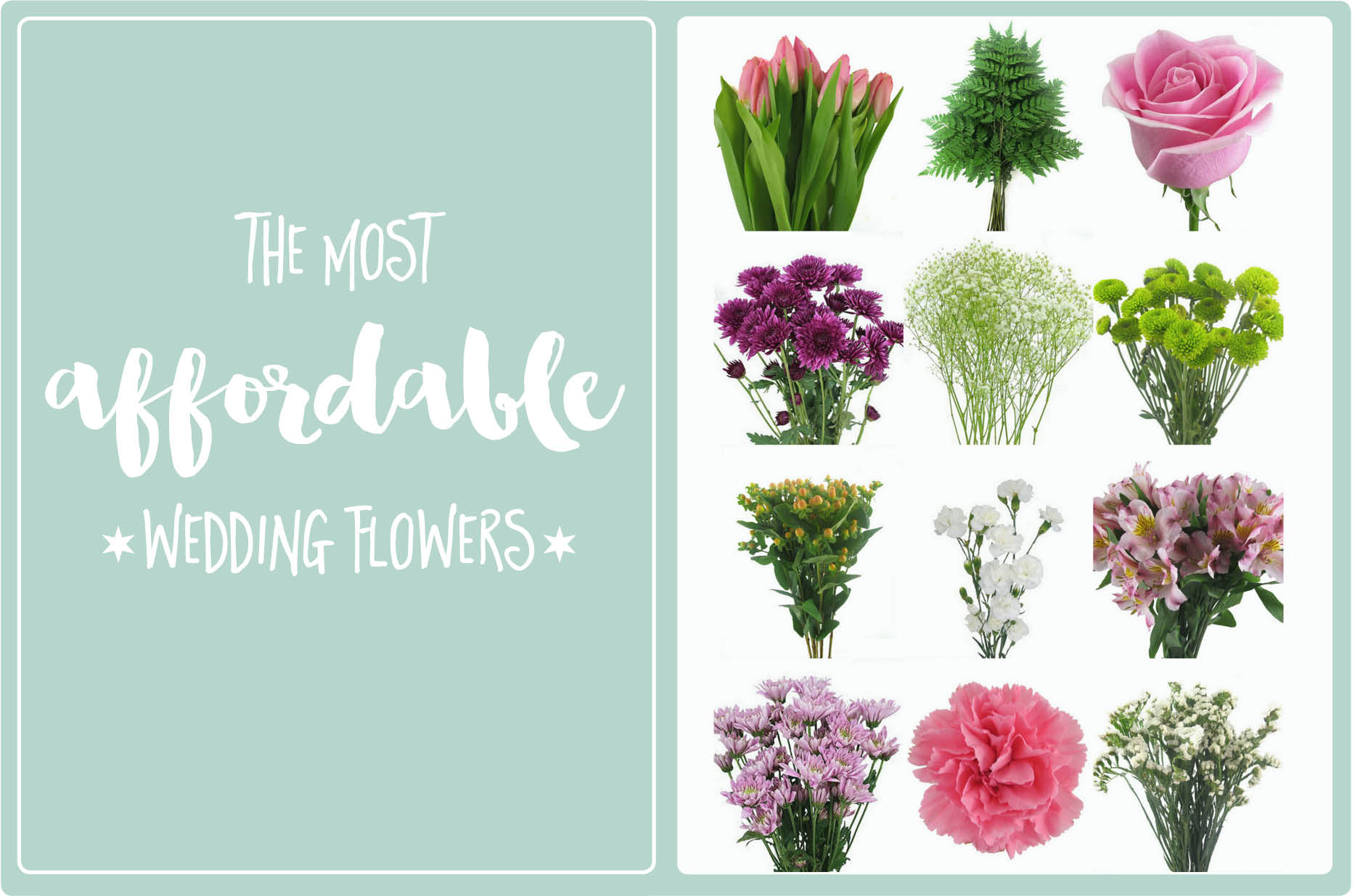 types of wedding flowers