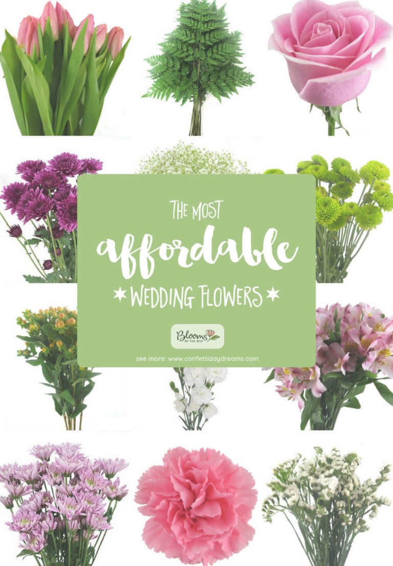 The Most Affordable Types of Wedding Flowers on a Budget